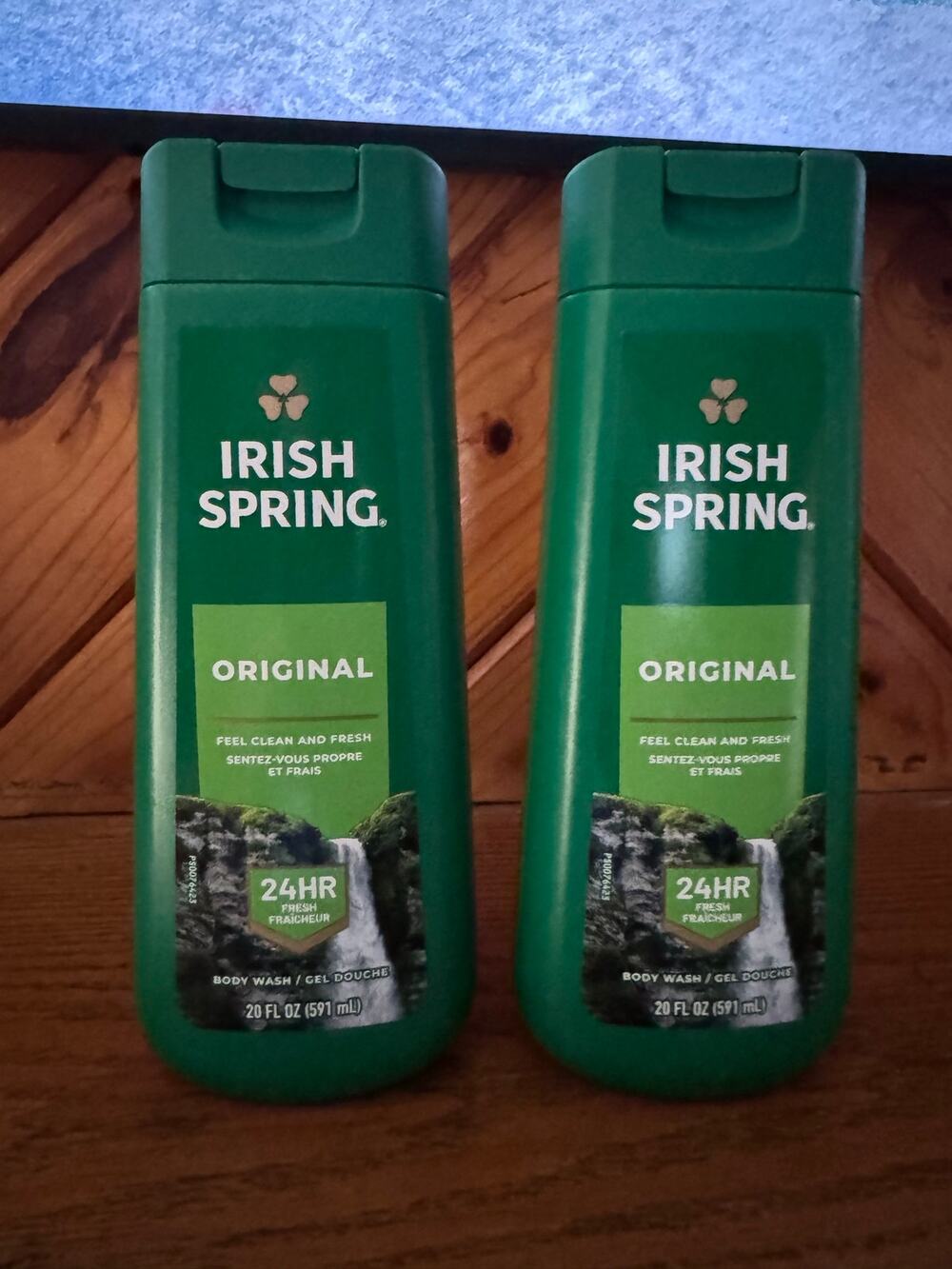 NIP Irish Spring Original Body Wash 20 oz Lot of 2 Fresh Scent 24HR